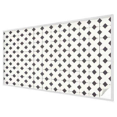 Toom Sichtschutzfolie Schwarze und weiße Diamanten