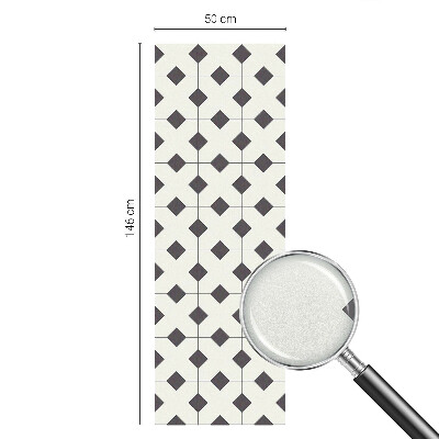 Toom Sichtschutzfolie Schwarze und weiße Diamanten