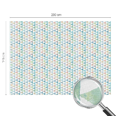 Sichtschutz Klebefolie für Fenster Geometrische Dreiecke