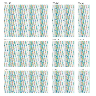 Sichtschutz Klebefolie für Fenster Geometrische Dreiecke