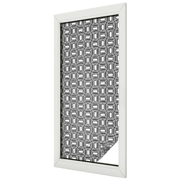 Fensterfolie mit Motiv Buntglas Energiemuster