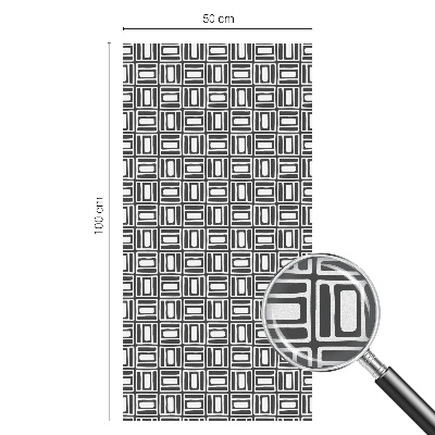 Fensterfolie mit Motiv Buntglas Energiemuster