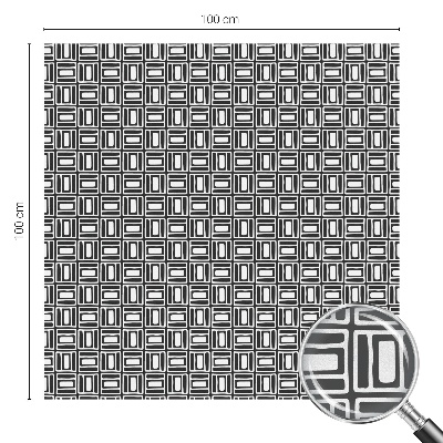 Fensterfolie mit Motiv Buntglas Energiemuster