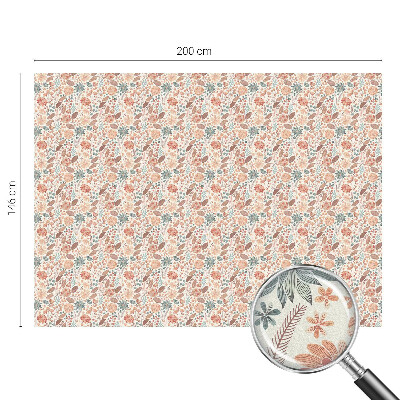 Fensterfolie mit Motiv Buntglas Blumenarrangement