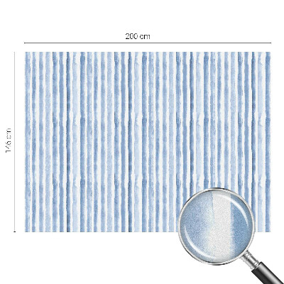 Milchglasfolie Fenster Buntglasoptik Blaue Streifen