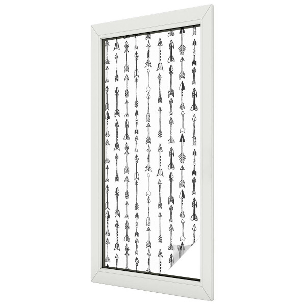 Sichtschutz Klebefolie für Fenster Geometrische Pfeile