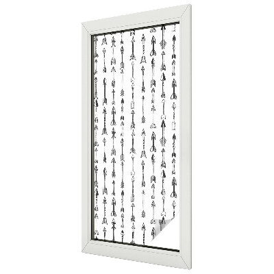 Sichtschutz Klebefolie für Fenster Geometrische Pfeile