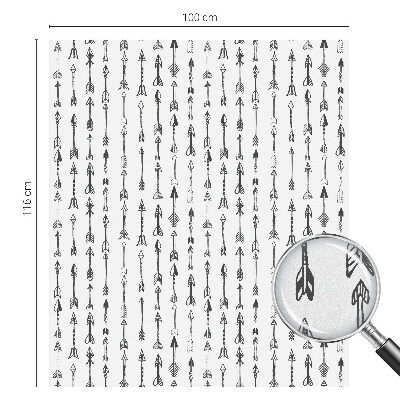 Sichtschutz Klebefolie für Fenster Geometrische Pfeile