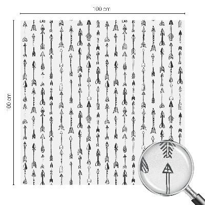 Sichtschutz Klebefolie für Fenster Geometrische Pfeile