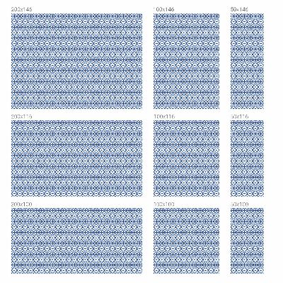 Milchglasfolie Fenster Buntglasoptik Blaues Mosaik