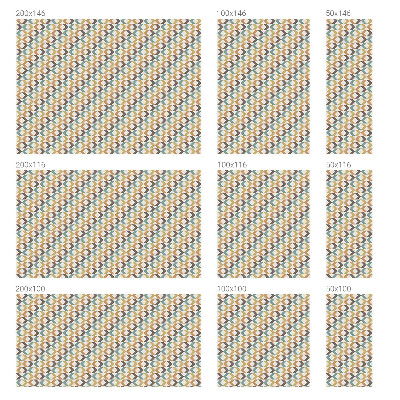 Fensterfolie mit Motiv Buntglas Geometrische Rauten