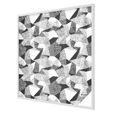 Milchglasfolie Fenster Buntglasoptik Geometrische Figuren