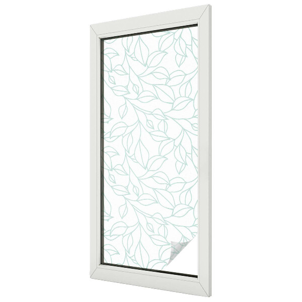 Sichtschutz Klebefolie für Fenster Zarte Blätter