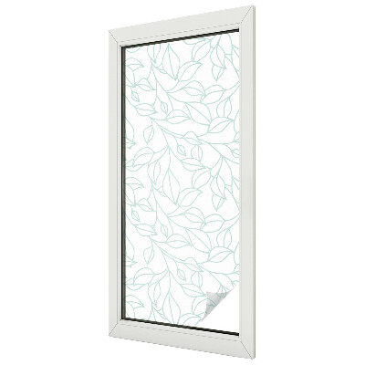 Sichtschutz Klebefolie für Fenster Zarte Blätter