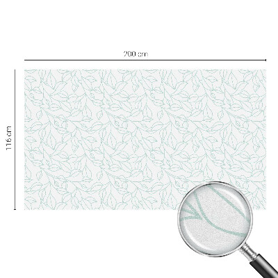 Sichtschutz Klebefolie für Fenster Zarte Blätter