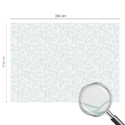 Sichtschutz Klebefolie für Fenster Zarte Blätter