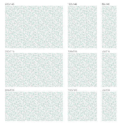 Sichtschutz Klebefolie für Fenster Zarte Blätter