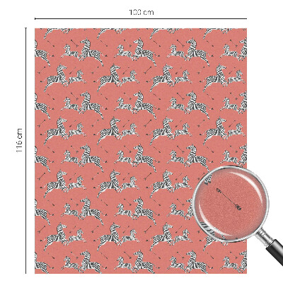 Sichtschutz Klebefolie für Fenster Zebra-Motiv