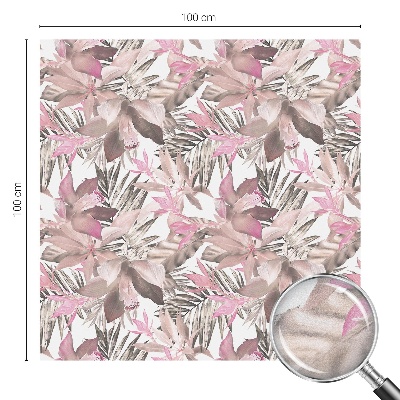 Fensterfolie Sichtschutz Pastellblumen