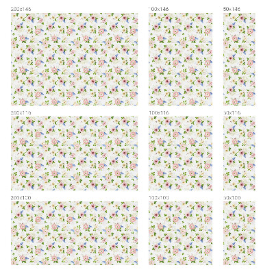 Fensterfolie mit Motiv Buntglas Blumenmuster