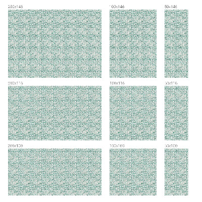 Milchglasfolie Fenster Buntglasoptik Grüne Welle