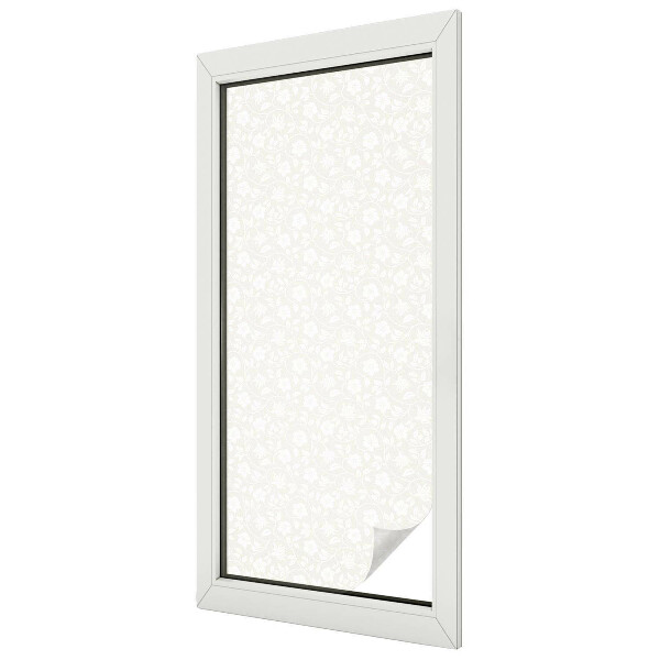 Fensterfolie Sichtschutz Blumenmuster