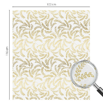 Milchglasfolie Fenster Buntglasoptik Pflanzenmuster