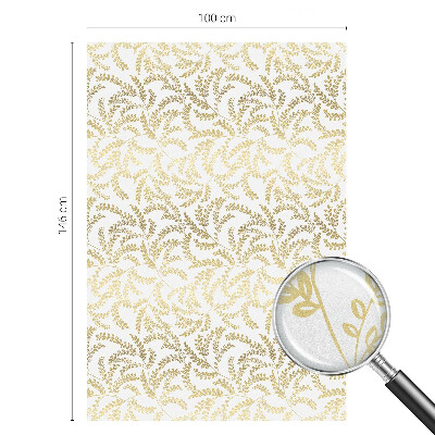 Milchglasfolie Fenster Buntglasoptik Pflanzenmuster