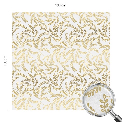 Milchglasfolie Fenster Buntglasoptik Pflanzenmuster