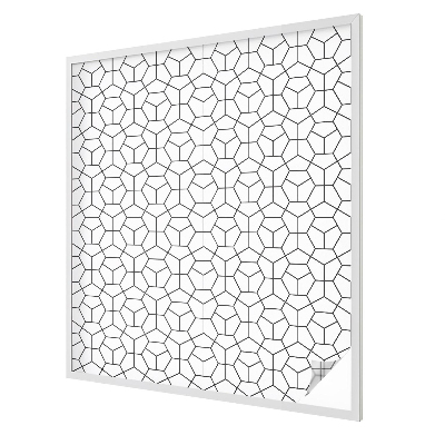 Fensterfolie mit Motiv Buntglas Geometrische Würfel