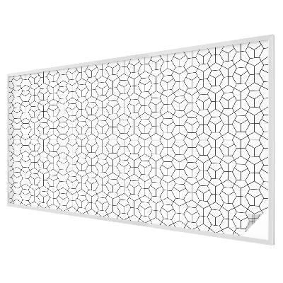 Fensterfolie mit Motiv Buntglas Geometrische Würfel