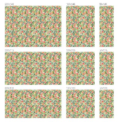 Toom Sichtschutzfolie Fruchtmuster