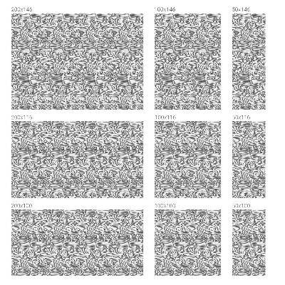 Fensterfolie mit Motiv Buntglas Holzlinien