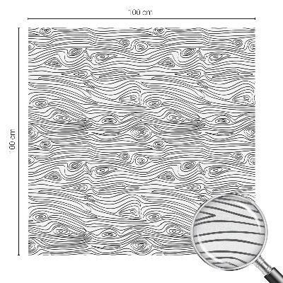 Fensterfolie mit Motiv Buntglas Holzlinien
