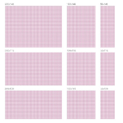 Fensterfolie Sichtschutz Pastell-Check