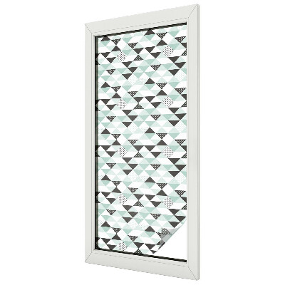 Sichtschutz Klebefolie für Fenster Dreiecksmuster