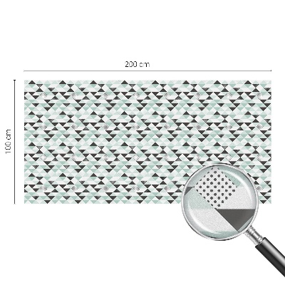 Sichtschutz Klebefolie für Fenster Dreiecksmuster