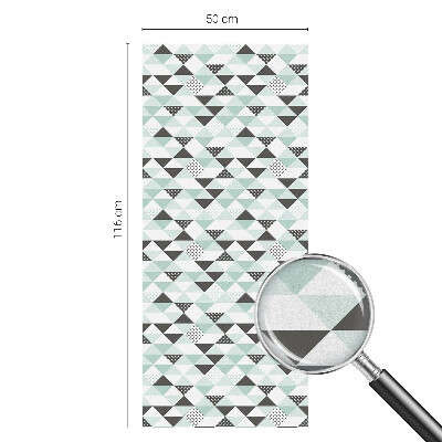 Sichtschutz Klebefolie für Fenster Dreiecksmuster