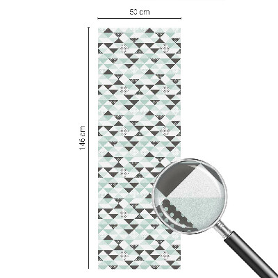 Sichtschutz Klebefolie für Fenster Dreiecksmuster