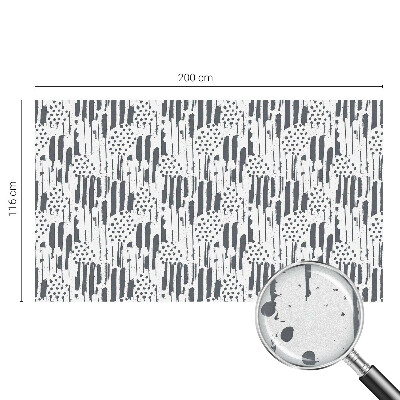 Fensterfolie mit Motiv Buntglas Streifen und Punkte