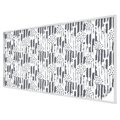 Fensterfolie mit Motiv Buntglas Streifen und Punkte