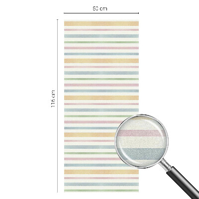 Fensterfolie Sichtschutz Pastellstreifen
