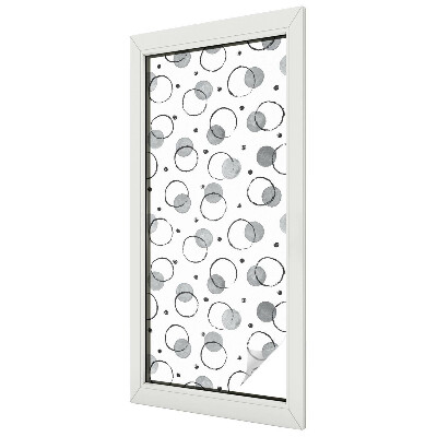 Milchglasfolie Fenster Buntglasoptik Graue Felgen