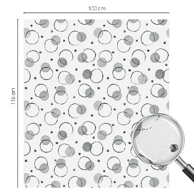 Milchglasfolie Fenster Buntglasoptik Graue Felgen