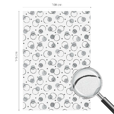 Milchglasfolie Fenster Buntglasoptik Graue Felgen