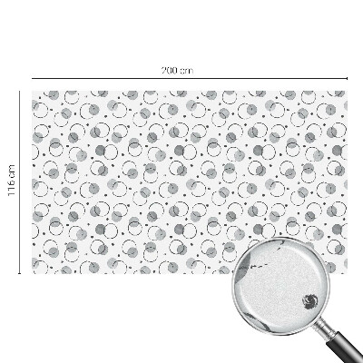 Milchglasfolie Fenster Buntglasoptik Graue Felgen