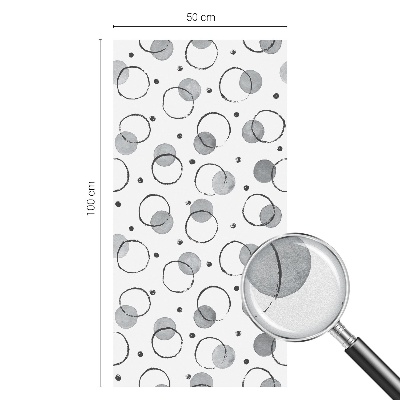Milchglasfolie Fenster Buntglasoptik Graue Felgen