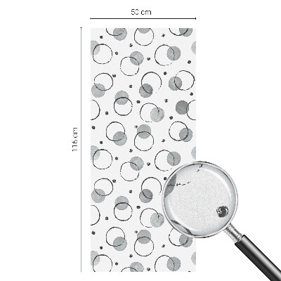 Milchglasfolie Fenster Buntglasoptik Graue Felgen