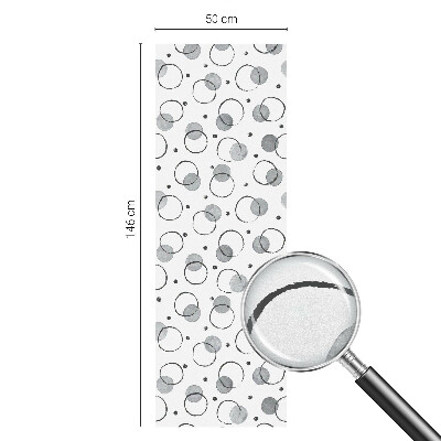 Milchglasfolie Fenster Buntglasoptik Graue Felgen