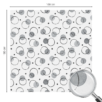 Milchglasfolie Fenster Buntglasoptik Graue Felgen